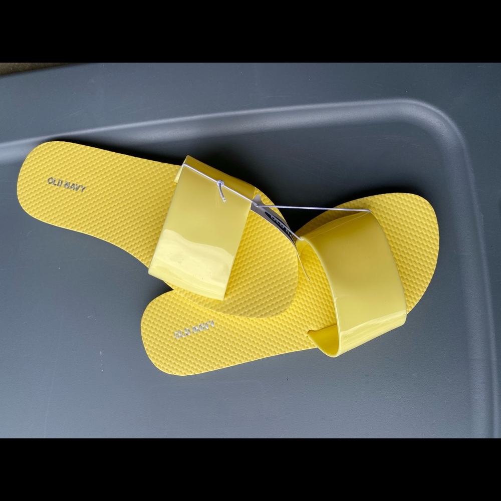 Old Navy Yellow Slides